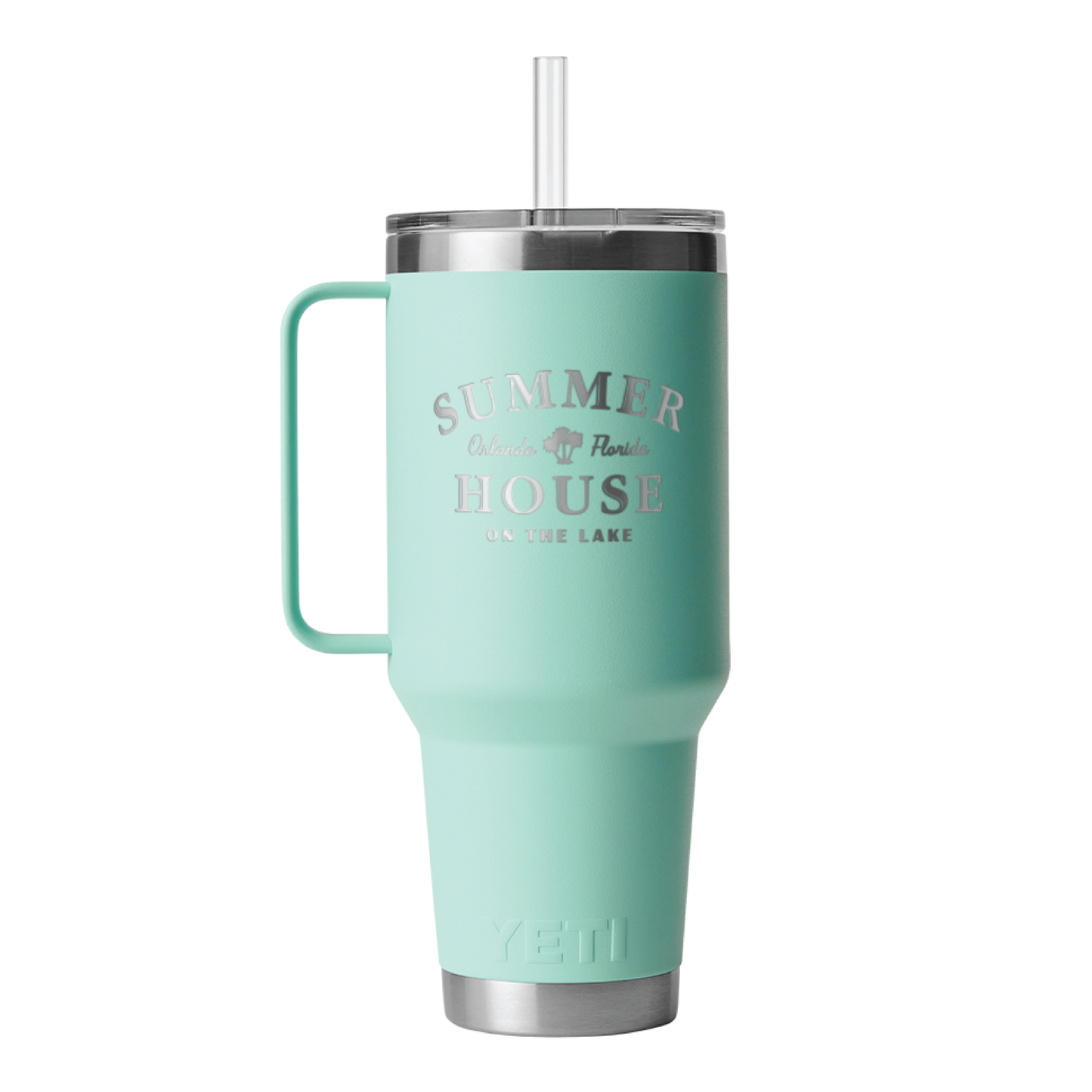 42 Oz. Seafoam YETI w/ Handle